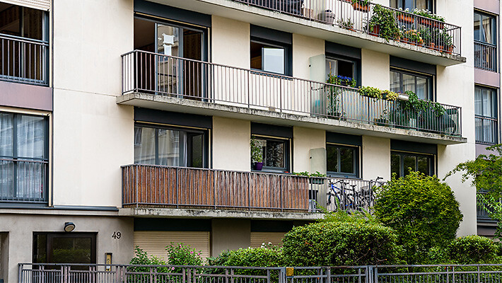 Balcon Résidence Lourmel : Location appartement