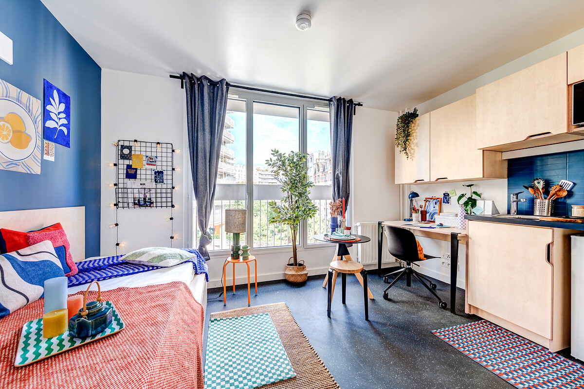 Studio in the Paris Montsouris residence for students and young professionals