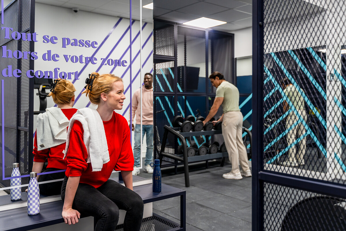 Salle de fitness de la résidence pour étudiants et jeunes actifs Paris Montsouris